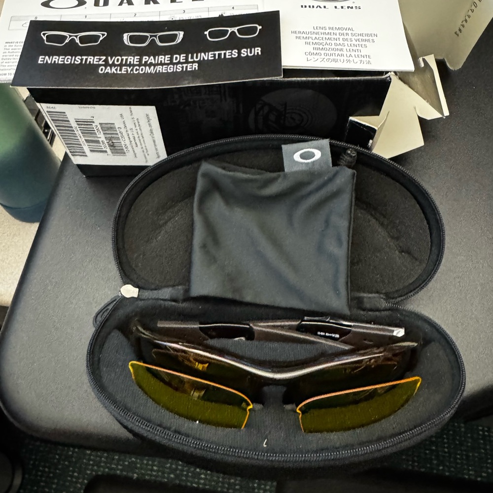 Oakley Flak Jacket XLJ Sunglasses - Polished Rootbeer with Gold Iridium